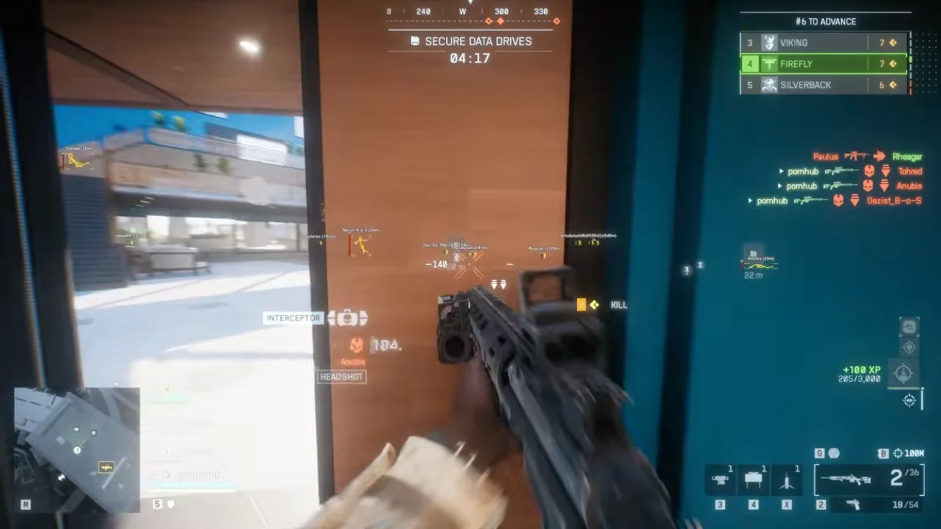 Player ESP boxes in Battlefield 6